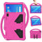 For Lenovo Tab 4 10(TB-X304F/N) EVA Flat Anti Falling Protective Case Shell with Holder(RoseRed)