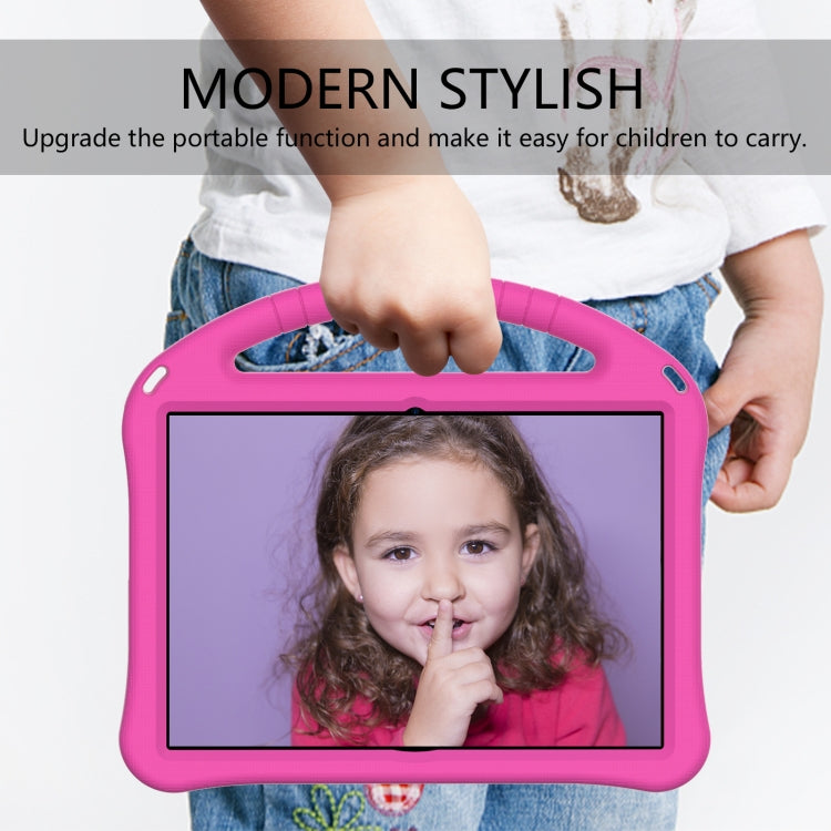 For Lenovo Tab 4 10(TB-X304F/N) EVA Flat Anti Falling Protective Case Shell with Holder(RoseRed)