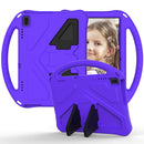 For Lenovo Tab 4 10(TB-X304F/N) EVA Flat Anti Falling Protective Case Shell with Holder(Purple)