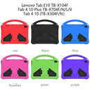 For Lenovo Tab 4 10(TB-X304F/N) EVA Flat Anti Falling Protective Case Shell with Holder(RoseRed)