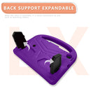 For Lenovo Tab M10 10.1 Sparrow Style EVA Material Children Shockproof Casing Shell(Purple)