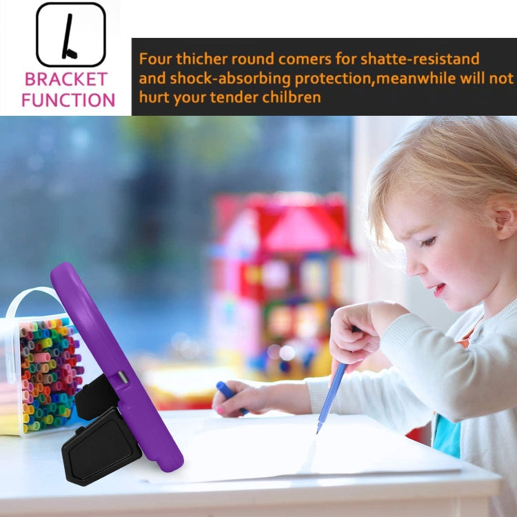 For Lenovo Tab M10 10.1 Sparrow Style EVA Material Children Shockproof Casing Shell(Purple)