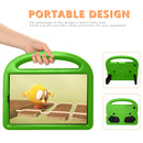 For Lenovo Tab M10 10.1 Sparrow Style EVA Material Children Shockproof Casing Shell(Green)