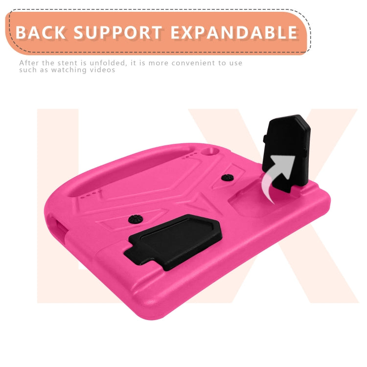 For Lenovo Tab M10 Plus 10.3 Sparrow Style EVA Material Children Shockproof Casing Shell(RoseRed)