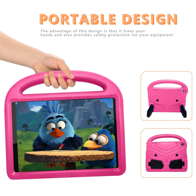 For Lenovo Tab M10 Plus 10.3 Sparrow Style EVA Material Children Shockproof Casing Shell(RoseRed)