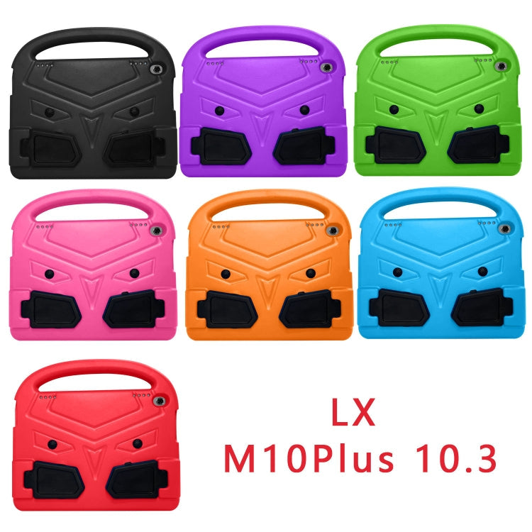 For Lenovo Tab M10 Plus 10.3 Sparrow Style EVA Material Children Shockproof Casing Shell(RoseRed)