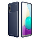 For Samsung Galaxy Xcover 5 Carbon Fiber Texture Shockproof TPU Case(Blue)