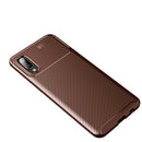 For Samsung Galaxy Xcover 5 Carbon Fiber Texture Shockproof TPU Case(Brown)