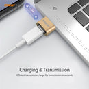 ENKAY ENK-AT105 USB Male to USB-C / Type-C Female Aluminium Alloy Adapter Converter, Support Quick Charging & Data Transmission(Black)