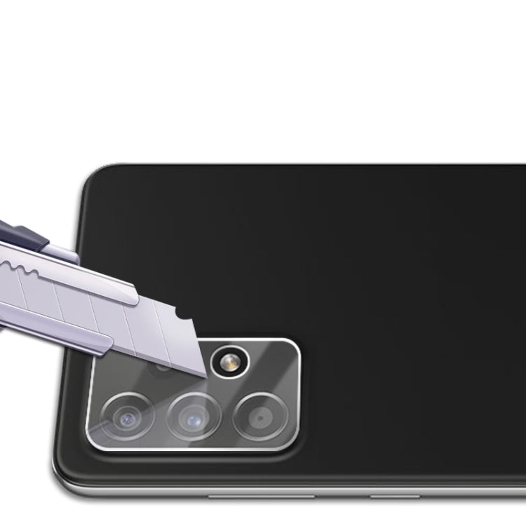 For Samsung Galaxy A52 5G / 4G 2PCS mocolo 0.15mm 9H 2.5D Round Edge Rear Camera Lens Tempered Glass Film