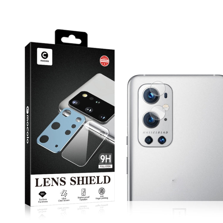 For OnePlus 9 Pro 2PCS mocolo 0.15mm 9H 2.5D Rear Lens Tempered Glass Film