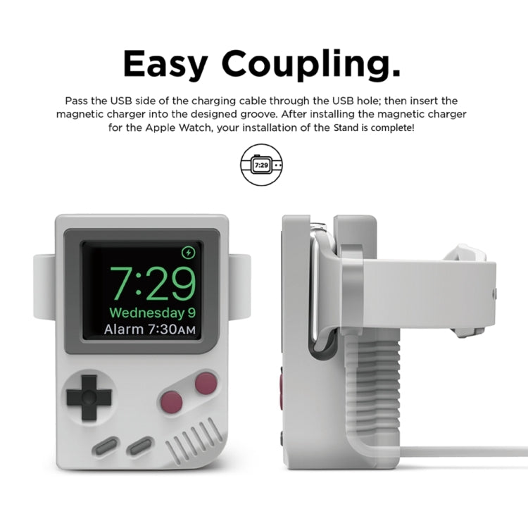 Retro Game Console Charging Stand For Apple Watch(White)