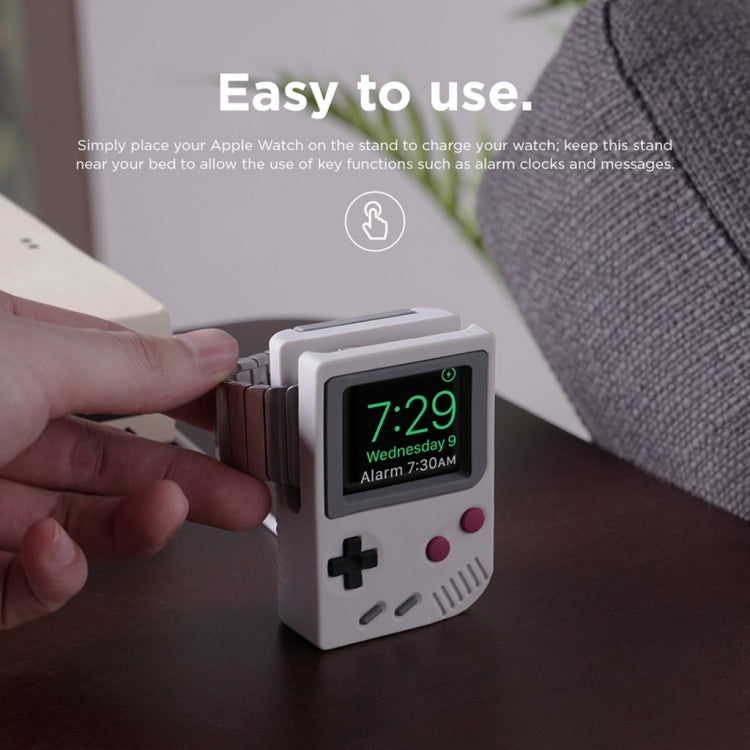 Retro Game Console Charging Stand For Apple Watch(White)
