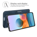 For Xiaomi Redmi Note 10 Pro Retro Calf Pattern Buckle Horizontal Flip Leather Case with Holder & Card Slots & Wallet(Blue)