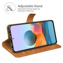 For Xiaomi Redmi Note 10 Pro Retro Calf Pattern Buckle Horizontal Flip Leather Case with Holder & Card Slots & Wallet(Yellow)