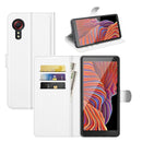 For Samsung Galaxy Xcover 5 / Xcover 5S Litchi Texture Horizontal Flip Protective Case with Holder & Card Slots & Wallet(White)