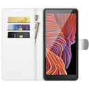For Samsung Galaxy Xcover 5 / Xcover 5S Litchi Texture Horizontal Flip Protective Case with Holder & Card Slots & Wallet(White)
