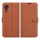 For Samsung Galaxy Xcover 5 / Xcover 5S Litchi Texture Horizontal Flip Protective Case with Holder & Card Slots & Wallet(Brown)
