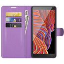 For Samsung Galaxy Xcover 5 / Xcover 5S Litchi Texture Horizontal Flip Protective Case with Holder & Card Slots & Wallet(Purple)