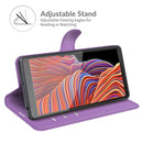 For Samsung Galaxy Xcover 5 / Xcover 5S Litchi Texture Horizontal Flip Protective Case with Holder & Card Slots & Wallet(Purple)