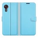 For Samsung Galaxy Xcover 5 / Xcover 5S Litchi Texture Horizontal Flip Protective Case with Holder & Card Slots & Wallet(Blue)