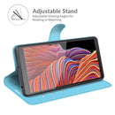 For Samsung Galaxy Xcover 5 / Xcover 5S Litchi Texture Horizontal Flip Protective Case with Holder & Card Slots & Wallet(Blue)