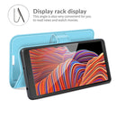 For Samsung Galaxy Xcover 5 / Xcover 5S Litchi Texture Horizontal Flip Protective Case with Holder & Card Slots & Wallet(Blue)
