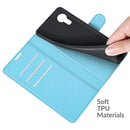 For Samsung Galaxy Xcover 5 / Xcover 5S Litchi Texture Horizontal Flip Protective Case with Holder & Card Slots & Wallet(Blue)
