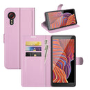 For Samsung Galaxy Xcover 5 / Xcover 5S Litchi Texture Horizontal Flip Protective Case with Holder & Card Slots & Wallet(Pink)