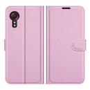 For Samsung Galaxy Xcover 5 / Xcover 5S Litchi Texture Horizontal Flip Protective Case with Holder & Card Slots & Wallet(Pink)