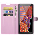 For Samsung Galaxy Xcover 5 / Xcover 5S Litchi Texture Horizontal Flip Protective Case with Holder & Card Slots & Wallet(Pink)