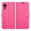 For Samsung Galaxy Xcover 5 / Xcover 5S Litchi Texture Horizontal Flip Protective Case with Holder & Card Slots & Wallet(Rose Red)