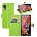 For Samsung Galaxy Xcover 5 / Xcover 5S Litchi Texture Horizontal Flip Protective Case with Holder & Card Slots & Wallet(Green)