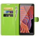 For Samsung Galaxy Xcover 5 / Xcover 5S Litchi Texture Horizontal Flip Protective Case with Holder & Card Slots & Wallet(Green)
