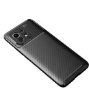 For Xiaomi Mi 11 Pro Carbon Fiber Texture Shockproof TPU Case(Black)