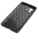 For Xiaomi Mi 11 Pro Carbon Fiber Texture Shockproof TPU Case(Black)