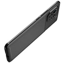 For Xiaomi Mi 11 Pro Carbon Fiber Texture Shockproof TPU Case(Black)