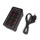 XLD-A7 100W 15 USB Ports Fast Charger Station Smart Charger, AC 110-240V, Plug Size:UK Plug
