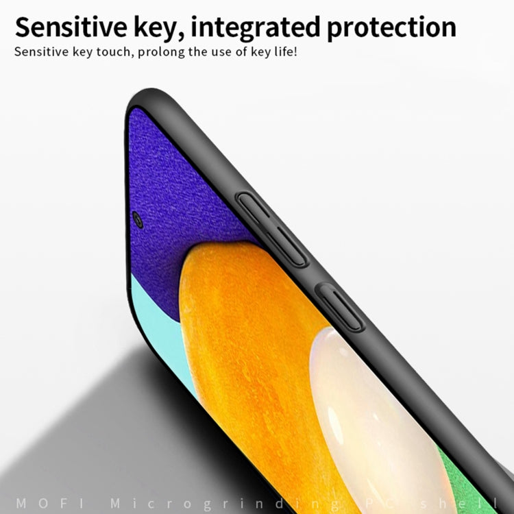 For Samsung Galaxy A52 5G / 4G MOFI Frosted PC Ultra-thin Hard Case(Blue)