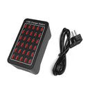 XLD-A7 150W 30 USB Ports Fast Charger Station Smart Charger, AC 110-240V, Plug Size:EU Plug