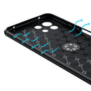 For Xiaomi Mi 11 Lite Metal Ring Holder 360 Degree Rotating TPU Case(Black+Blue)