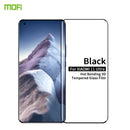 For Xiaomi Mi 11 Ultra MOFI 9H 3D Explosion Proof Thermal Bending Full Screen Covered Tempered Glass Film(Black)