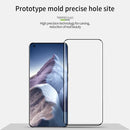 For Xiaomi Mi 11 Ultra MOFI 9H 3D Explosion Proof Thermal Bending Full Screen Covered Tempered Glass Film(Black)