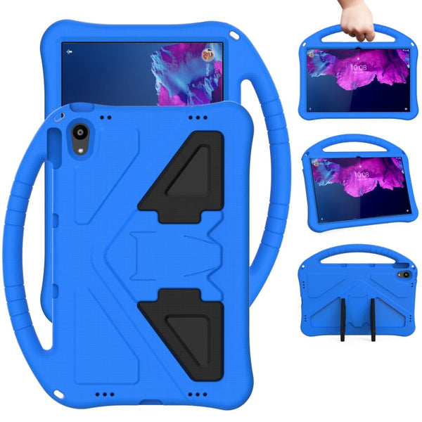 For Lenovo Tab P11 / J606F EVA Flat Anti Falling Protective Case Shell with Holder(Blue)