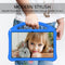 For Lenovo Tab P11 / J606F EVA Flat Anti Falling Protective Case Shell with Holder(Blue)