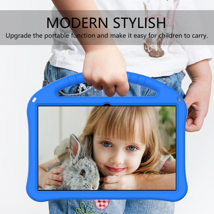 For Lenovo Tab P11 / J606F EVA Flat Anti Falling Protective Case Shell with Holder(Blue)