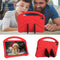 For Lenovo Tab P11 / J606F EVA Flat Anti Falling Protective Case Shell with Holder(Red)