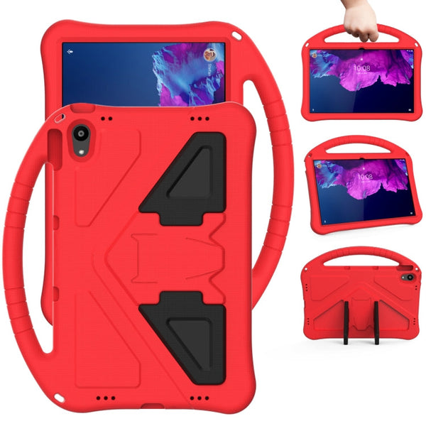 For Lenovo Tab P11 / J606F EVA Flat Anti Falling Protective Case Shell with Holder(Red)