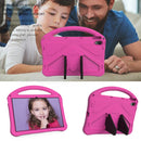 For Lenovo Tab P11 / J606F EVA Flat Anti Falling Protective Case Shell with Holder(Rose Red)