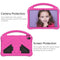 For Lenovo Tab P11 / J606F EVA Flat Anti Falling Protective Case Shell with Holder(Rose Red)